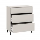 ΚΟΜΟΤΑ-ΣΥΡΤΑΡΙΕΡΑ MARRON 80 3F CASHMERE/ΜΑΥΡΟ ΜΑΤΤ ΧΡΩΜΑ 80x40x90εκ