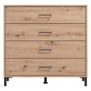 ΚΟΜΟΤΑ-ΣΥΡΤΑΡΙΕΡΑ VIENNE 4F ARTISAN ΧΡΩΜΑ 93x40x90εκ