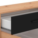 ΚΟΜΟΤΑ VARADERO 3K1F ARTISAN OAK-ΜΑΥΡΟ 119x33x80,5εκ