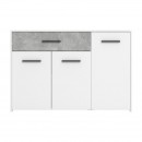 ΚΟΜΟΤΑ VARADERO 3K1F ΛΕΥΚΟ-CONCRETE 119x33x80,5εκ