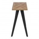ΚΟΝΣΟΛΑ Fylliana 1564 SONOMA MDF ΜΕ ΜΑΥΡΑ ΠΟΔΙΑ 120x40x75εκ