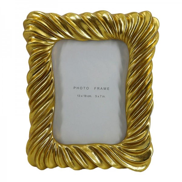 ΚΟΡΝΙΖΑ Fylliana FL24282 13x18 ΧΡΥΣΟ ΧΡΩΜΑ 21x3x25εκ