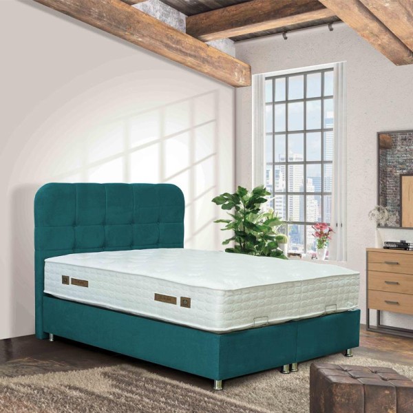 ΚΡΕΒΑΤΙ Fylliana Natalie ΠΕΤΡΟΛ ΜΕ ΑΠΟΘ ΧΩΡΟ 212x162x120 ΓΙΑ ΣΤΡΩΜΑ 160x200εκ