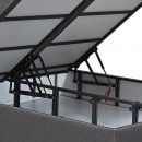 ΚΡΕΒΑΤΙ Fylliana New Nicolle ΓΚΡΙ ΜΕ ΑΠΟΘ ΧΩΡΟ 208x162x130εκ (160*200) ΚΡΕΒΑΤΙ Fylliana New Nicolle ΓΚΡΙ ΜΕ ΑΠΟΘ ΧΩΡΟ 208x162x130εκ (160*200)