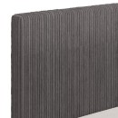 ΚΡΕΒΑΤΙ NUBIA 160 ARTISAN-ΓΚΡΙ ΥΦΑΣΜΑ 177x213x110εκ e.d.s