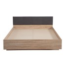 ΚΡΕΒΑΤΙ RITMO 160 SONOMA ΜΕ ΓΚΡΙ ΥΦΑΣΜΑ 164x203x84.5εκ (160x200)