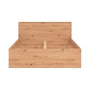 ΚΡΕΒΑΤΙ VARADERO 160 ARTISAN OAK 175x206x92εκ fld