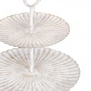 ΜΕΤΑΛΛΙΚΗ ΔΙΑΚΟΣΜΗΤΙΚΗ ΕΤΑΖΕΡΑ ΔΙΡΟΦΗ Fylliana FL0781 ΑΝΤΙΚΕ ΑΣΗΜΙ ΧΡΩΜΑ 38x38εκ