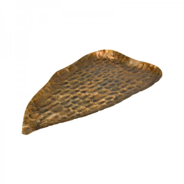 ΜΕΤΑΛΛΙΚΗ ΔΙΑΚΟΣΜΗΤΙΚΗ ΠΙΑΤΕΛΑ Fylliana FL750 ΑΝΤΙΚΕ ΑΣΗΜΙ ΧΡΩΜΑ 40x17x3εκ