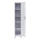 ΜΕΤΑΛΛΙΚΗ ΝΤΟΥΛΑΠΑ Fylliana Dakarai ΛΕΥΚΟ ΧΡΩΜΑ 38x45x190εκ