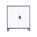 ΜΕΤΑΛΛΙΚΗ ΝΤΟΥΛΑΠΑ Fylliana Durango ΓΚΡΙ ΛΕΥΚΟ ΧΡΩΜΑ 90x40x100εκ