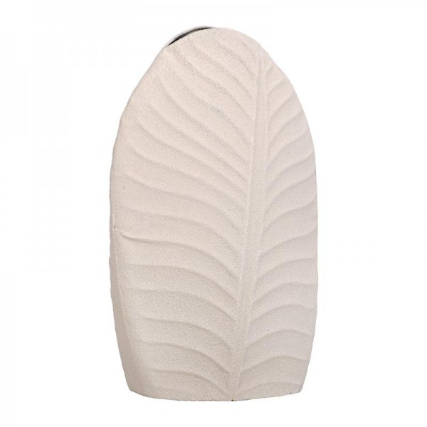 ΜΕΤΑΛΛΙΚΟ ΒΑΖΟ Fylliana FL610550 ΚΡΕΜ ΧΡΩΜΑ 18x10x30εκ