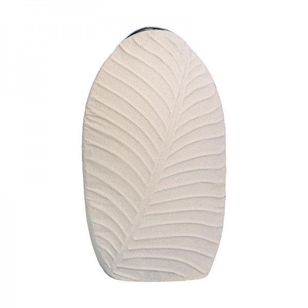 ΜΕΤΑΛΛΙΚΟ ΒΑΖΟ Fylliana FL610551 ΚΡΕΜ ΧΡΩΜΑ 18x10x30εκ