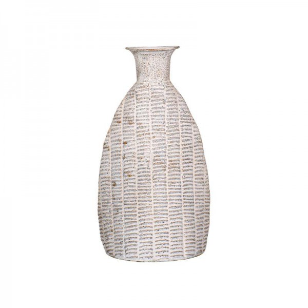 ΜΕΤΑΛΛΙΚΟ ΔΙΑΚΟΣΜΗΤΙΚΟ ΒΑΖΟ Fylliana FL0474 ΑΝΤΙΚΕ ΑΣΗΜΙ ΧΡΩΜΑ 21x18x38εκ