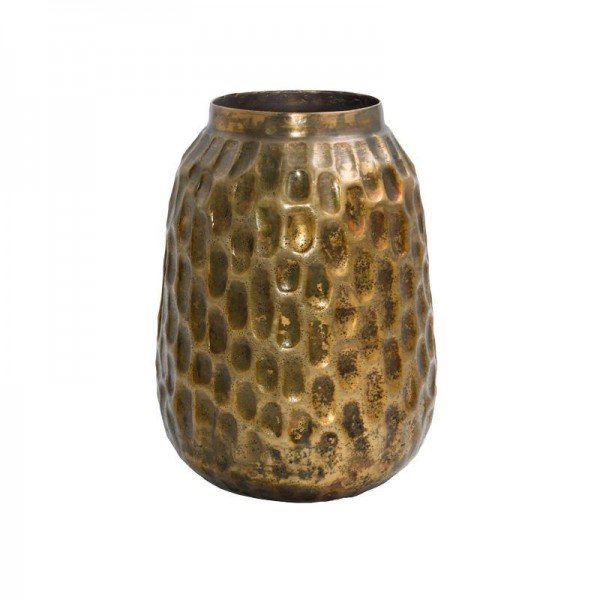 ΜΕΤΑΛΛΙΚΟ ΔΙΑΚΟΣΜΗΤΙΚΟ ΒΑΖΟ Fylliana FL1700 ΑΝΤΙΚΕ ΧΡΥΣΟ ΧΡΩΜΑ 23x27εκ