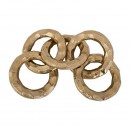 ΜΕΤΑΛΛΙΚΟ ΔΙΑΚΟΣΜΗΤΙΚΟ Fylliana Chain ΧΡΥΣΟ ΧΡΩΜΑ 10x10x34εκ