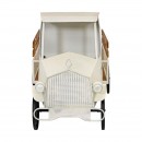 ΜΕΤΑΛΛΙΚΟ ΔΙΑΚΟΣΜΗΤΙΚΟ RETRO ΦΟΡΤΗΓΟ ΜΕ ΚΑΡΟΤΣΑ Fylliana Truck ΜΠΕΖ ΧΡΩΜΑ 101x56x63εκ