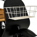 ΜΕΤΑΛΛΙΚΟ ΔΙΑΚΟΣΜΗΤΙΚΟ RETRO ΤΡΙΚΥΚΛΟ ΜΕ ΚΑΡΟΤΣΑ Fylliana Herbs ΜAΥΡΟ ΧΡΩΜΑ 135x44x106εκ