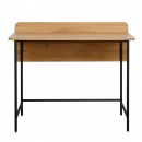 ΜΕΤΑΛΛΙΚΟ ΓΡΑΦΕΙΟ Fylliana FL2504 BLACK OAK ΧΡΩΜΑ 100x50x85εκ