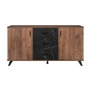 ΜΠΟΥΦΕΣ Fylliana Miami TOBACCO ΜΕ BLACK MARBLE ΧΡΩΜΑ 160x40x84εκ