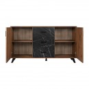 ΜΠΟΥΦΕΣ Fylliana Miami TOBACCO ΜΕ BLACK MARBLE ΧΡΩΜΑ 160x40x84εκ