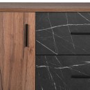 ΜΠΟΥΦΕΣ Fylliana Miami TOBACCO ΜΕ BLACK MARBLE ΧΡΩΜΑ 160x40x84εκ