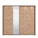ΝΤΟΥΛΑΠΑ ALERIA 220 OG h205 ARTISAN OΑΚ ΧΡΩΜΑ 220x61x205εκ