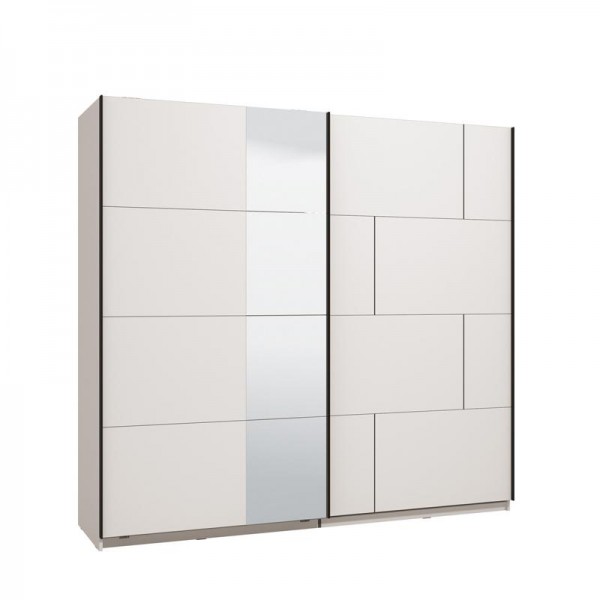 ΝΤΟΥΛΑΠΑ ALERIA 220 OG h205 ΛΕΥΚΟ ΧΡΩΜΑ 220x61x205εκ