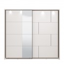 ΝΤΟΥΛΑΠΑ ALERIA 220 OG h205 ΛΕΥΚΟ ΧΡΩΜΑ 220x61x205εκ