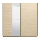 ΝΤΟΥΛΑΠΑ ARBELA 220 OG h217 LIGHT PORT ΟΑΚ ΧΡΩΜΑ 220x61x218εκ