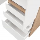 ΝΤΟΥΛΑΠΑ ARDERIN 2K3F h207 ARTISAN OAK-ΛΕΥΚΟ 79x52x208εκ