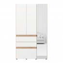 ΝΤΟΥΛΑΠΑ ARDERIN 3K3F1O h207 ARTISAN OAK-ΛΕΥΚΟ 117x52x208εκ