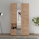 ΝΤΟΥΛΑΠΑ CAMPSIE 3K1F1O h207 ARTISAN OAK ΧΡΩΜΑ 118x52x208εκ