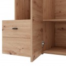 ΝΤΟΥΛΑΠΑ CAMPSIE 3K1F1O h207 ARTISAN OAK ΧΡΩΜΑ 118x52x208εκ