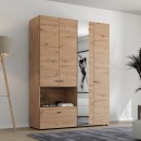 ΝΤΟΥΛΑΠΑ CAMPSIE 4K1F1O h207 ARTISAN OAK ΧΡΩΜΑ 155x52x208εκ