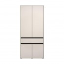 ΝΤΟΥΛΑΠΑ CORBETT 2K1F h211 CASHMERE/ΜΑΥΡΟ ΜΑΤ ΧΡΩΜΑ 93x55x211εκ