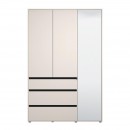 ΝΤΟΥΛΑΠΑ CORBETT 3K3F1O h211 CASHMERE/ΜΑΥΡΟ ΜΑΤ ΧΡΩΜΑ 138x55x211εκ