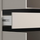 ΝΤΟΥΛΑΠΑ CORBETT 4K1F1O h211 CASHMERE/ΜΑΥΡΟ ΜΑΤ ΧΡΩΜΑ 183x55x211εκ