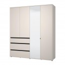 ΝΤΟΥΛΑΠΑ CORBETT 4K3F1O h211 CASHMERE/ΜΑΥΡΟ ΜΑΤ ΧΡΩΜΑ 183x55x211εκ