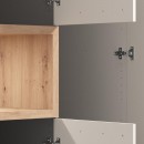 ΝΤΟΥΛΑΠΑ DONALD 3K2F1O h227 CASHMERE/ARTISAN OAK ΧΡΩΜΑ 135x57x227εκ
