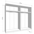 ΝΤΟΥΛΑΠΑ GARD 245 h217 CASHMERE ΧΡΩΜΑ 245x61x218εκ
