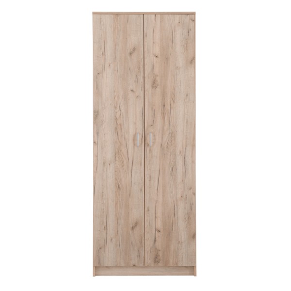 ΝΤΟΥΛΑΠΑ HANA 2Κ GREY OAK 80x52x205εκ