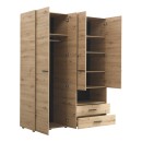 ΝΤΟΥΛΑΠΑ LEON 4K2FO ARTISAN OAK 161x55x205.εκ