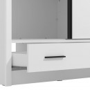 ΝΤΟΥΛΑΠΑ ΜΕ ΚΑΘΡΕΦΤΗ ALBI PLUS 205 2F OG ΛΕΥΚΟ ΧΡΩΜΑ 205x60x216εκ
