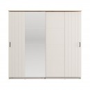 ΝΤΟΥΛΑΠΑ ΜΕ ΚΑΘΡΕΦΤΗ LAMBETH 220 OG h205 CASHMERE-ARTISAN OAK ΧΡΩΜΑ 220x62x205εκ