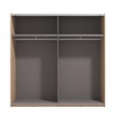 ΝΤΟΥΛΑΠΑ ΜΕ ΚΑΘΡΕΦΤΗ MODENA 245 OG H217 ARTISAN ΟΑΚ-CASHMERE ΧΡΩΜΑ 245x62x218εκ