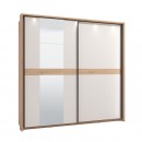ΝΤΟΥΛΑΠΑ ΜΕ ΚΑΘΡΕΦΤΗ MODENA 245 OG H217 ARTISAN ΟΑΚ-CASHMERE ΧΡΩΜΑ 245x62x218εκ