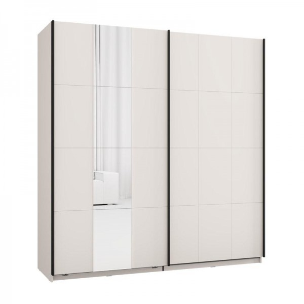 ΝΤΟΥΛΑΠΑ ΜΕ ΚΑΘΡΕΦΤΗ SALAMIS 200 OG h205 CASHMERE ΧΡΩΜΑ 195x61x205εκ