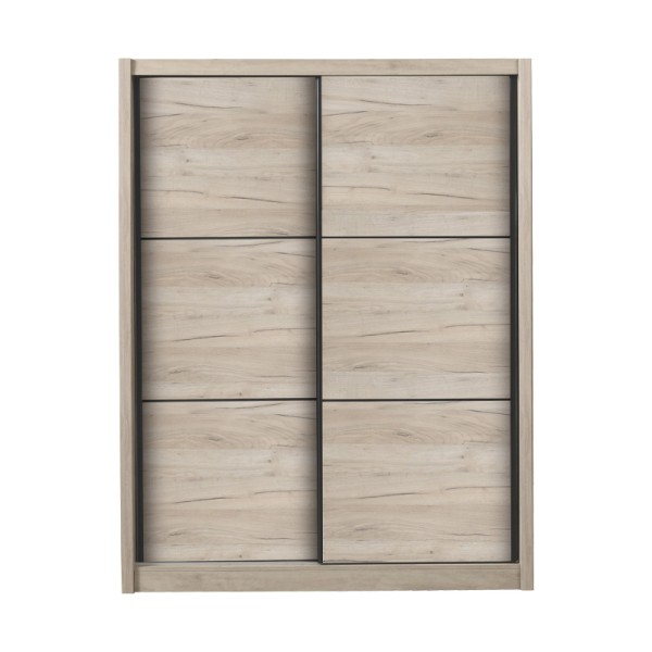 ΝΤΟΥΛΑΠΑ NAVARA 165 GREY OAK 166x60x215,5εκ