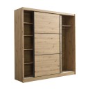 ΝΤΟΥΛΑΠΑ NAVARA 215 ΑRTISAN OAK 213x60x215,5εκ